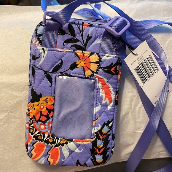 Vera Bradley RFID Mini Cellphone Crossbody NWT - Picture 5 of 8